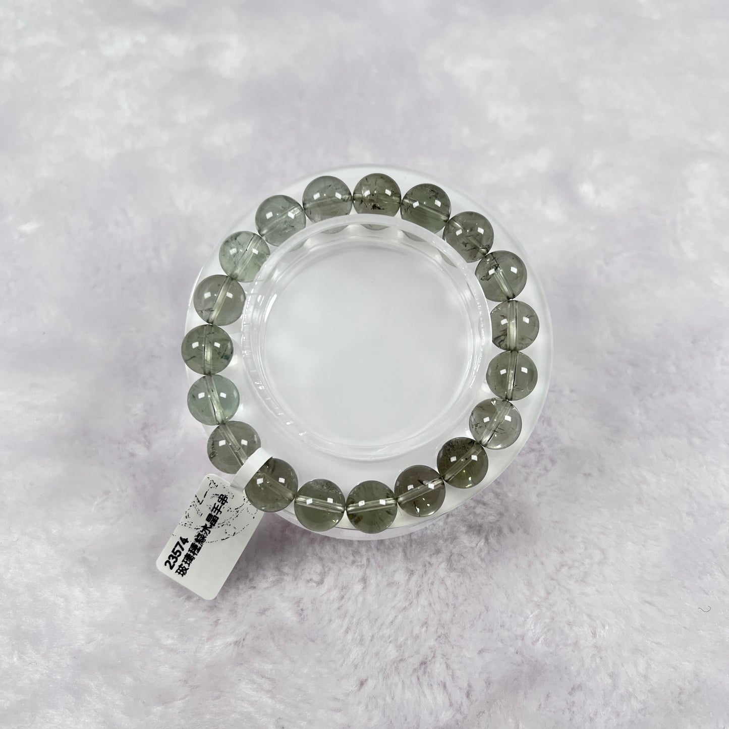 玻璃種綠水晶手串-11mm+