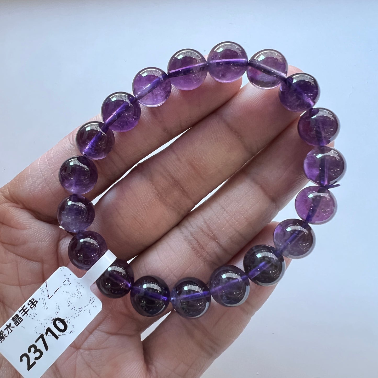紫水晶手串-10mm+